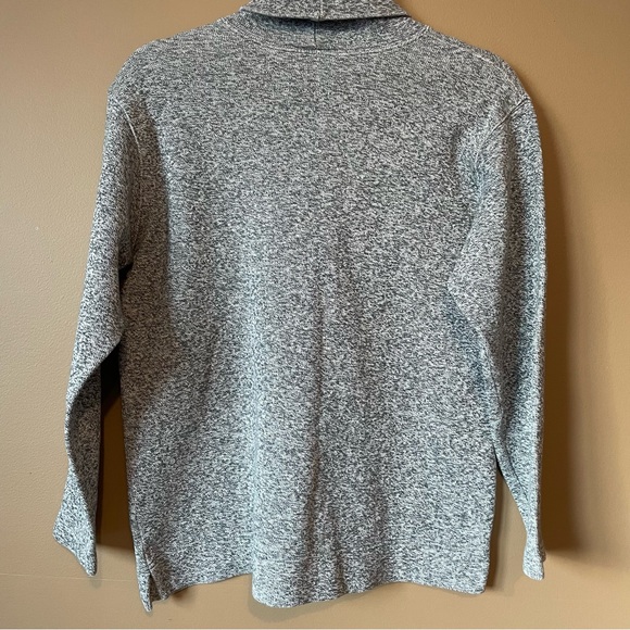 EUC Talbots 100% Cotton Long Sleeve Turtleneck Made in Hong Kong. Gray Size S - Picture 10 of 10